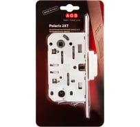Межкомнатный замок AGB B06102.50.91.567 B04102,B05102 WC, белый с ответной планкой B02402.05.91 MEDIANA POLARIS 36551