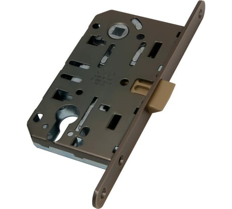 Замок AGB межк. под цил. MEDIANA EVOLUTION B01103.50.12.567 с отв. Планк. B01000.13 ант бронза 25803