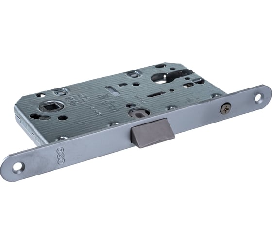 Замок AGB межк. под цил. MEDIANA EVOLUTION B01103.50.34.567 с отв. планкой B01000.13 мат хром 25807