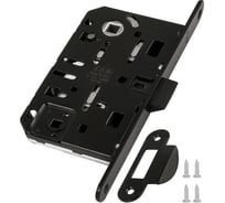 Замок AGB B01102.50.93.567 межкомнатный WC черный MEDIANA EV. инд.упак+B01000.13 36549