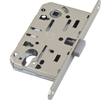 Замок AGB межк. магнит. под цил. MEDIANA POLARIS B06103.50.34.567 с отв. пл. B02402.05 мат хр 25589