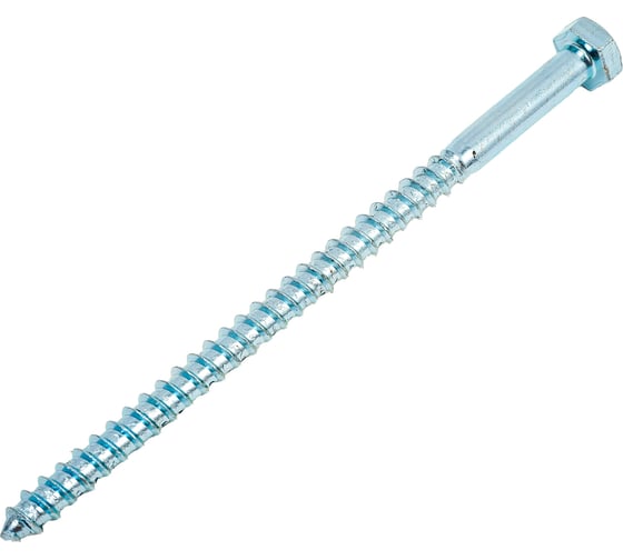 Шуруп для крепления лаг и реек STEELREX цинк 8x140 мм, коробка 25 шт. 0127008140B300002516