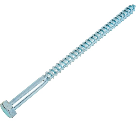 Шуруп для крепления лаг и реек STEELREX цинк 8x140 мм, коробка 25 шт. 0127008140B300002516