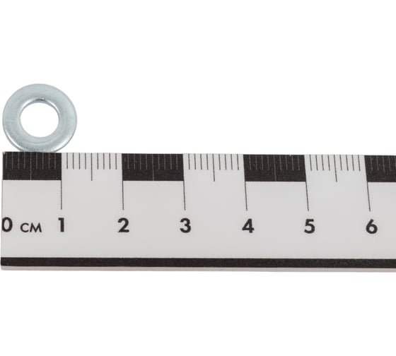 Шайба STEELREX DIN 125 простая, цинк М 6, коробка 300 шт. 0228006000B500030064