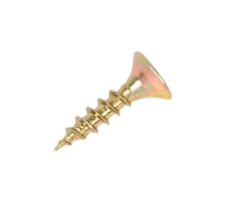 Универсальный саморез STEELREX потайной, шлиц Pz, жёлтый цинк 5x20 мм, коробка 250 шт. 0125050020B400025032