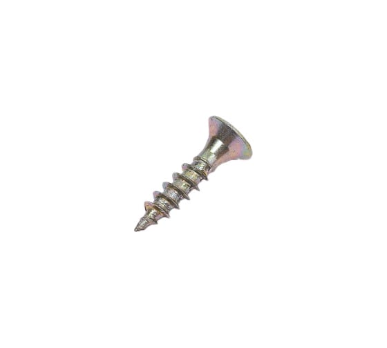 Универсальный саморез STEELREX потайной, шлиц Pz, жёлтый цинк 2.5x12 мм, коробка 500 шт. 0125025012B500050064