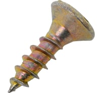 Универсальный саморез STEELREX потайной, шлиц Pz, жёлтый цинк 4.5x16 мм, коробка 250 шт. 0125045016B500025064