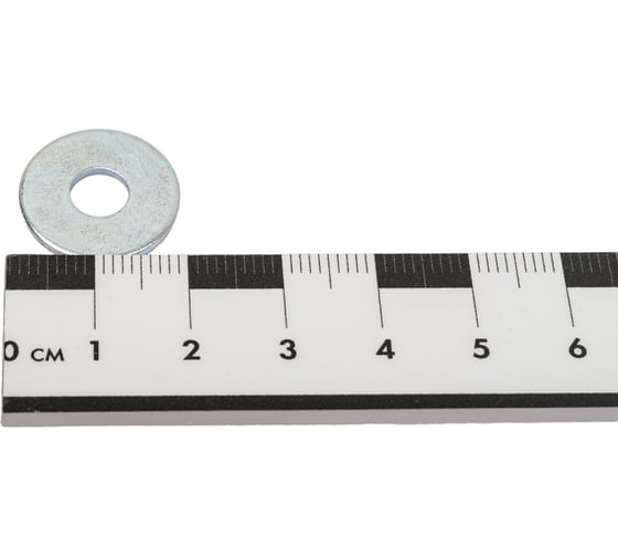 Шайба STEELREX DIN 9021 усиленная, цинк М 6 мм, коробка 250 шт. 0226006000B400025032