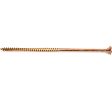 Универсальный саморез STEELREX потайной, шлиц Pz, жёлтый цинк 6x150 мм, коробка 50 шт. 0125060150B300005016
