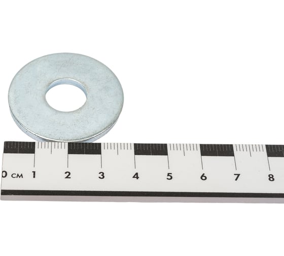 Шайба STEELREX DIN 9021 усиленная, цинк М12 мм, коробка 40 шт. 0226012000B400004032