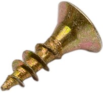 Универсальный саморез STEELREX потайной, шлиц Pz, жёлтый цинк 3x10 мм, коробка 500 шт. 0125030010B500050064