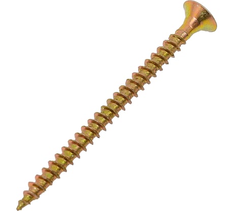 Универсальный саморез STEELREX потайной, шлиц Pz, жёлтый цинк 3x40 мм, коробка 200 шт. 0125030040B400020032