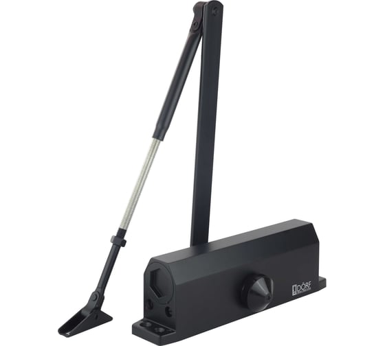 Дверной доводчик DORF l-8226 160 кг, черный, 1 шт. L8226_black