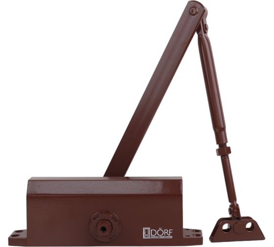 Дверной доводчик DORF l-8226 до 160 кг, коричневый, 1 шт. L8226_brown