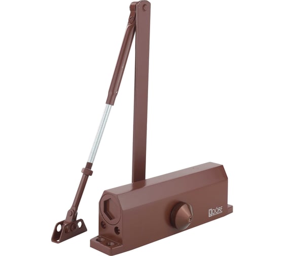 Дверной доводчик DORF l-8226 до 160 кг, коричневый, 1 шт. L8226_brown