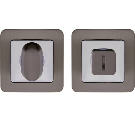 Поворотная ручка PUNTO BK6 QR GR/CP-23 графит/хром 34707