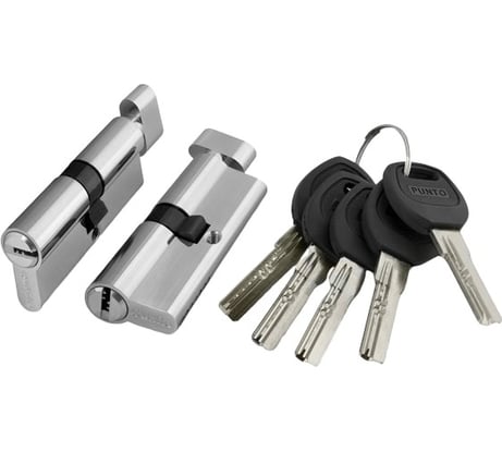 Цилиндровый механизм с вертушкой PUNTO A202/110 mm 50+10+50 SN мат. никель 5 кл. 33945