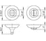 Поворотная ручка PUNTO BK6 TL WH-19 белый 40169 3