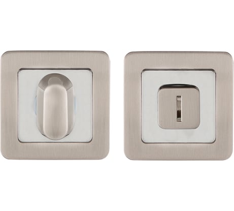 Поворотная ручка PUNTO BK6 QR SN/CP-3 матовый никель/хром 34709