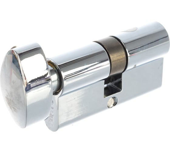 Цилиндровый механизм с вертушкой PUNTO Z402/60 mm 25+10+25 CP хром 5 кл. 35263