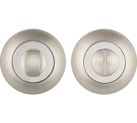 Поворотная ручка PUNTO BK6 ZR SN/CP-3 матовый никель/хром 41117