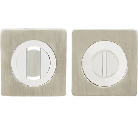 Поворотная ручка PUNTO BK6 ZQ SN/CP-3 матовый никель/хром 41065