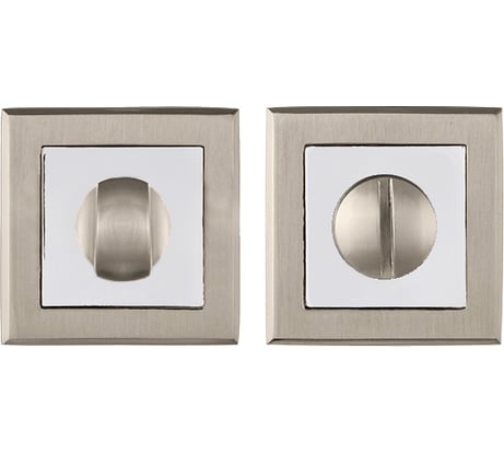 Поворотная ручка PUNTO BK6 QL SN/CP-3 матовый никель/хром 33229