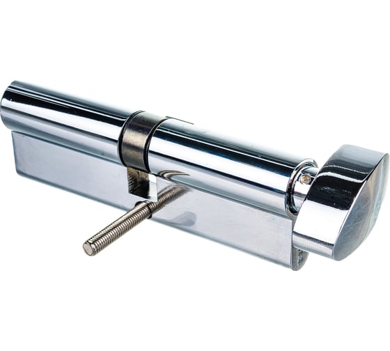 Цилиндровый механизм с вертушкой PUNTO Z402/100 mm 45+10+45 CP хром 5 кл. 35303