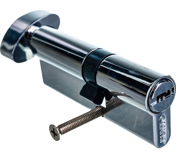 Цилиндровый механизм с вертушкой PUNTO Z402/80 mm 30+10+40 CP хром 5 кл. 35273