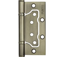 Универсальная петля без врезки PUNTO 200-2B 100x2,5 WAB мат. бронза 35497