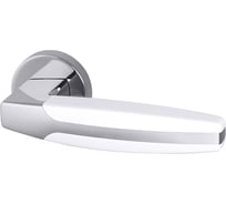 Раздельная ручка ARMADILLO ARC URB2 CP/White-14 хром/белый 34263