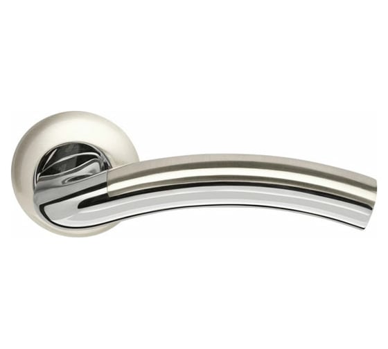 Раздельная ручка ARMADILLO Libra LD27-1SN/CP-3 матовый никель/хром 17479