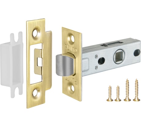 Врезная защелка PUNTO L45-8 SG мат.золото 36937