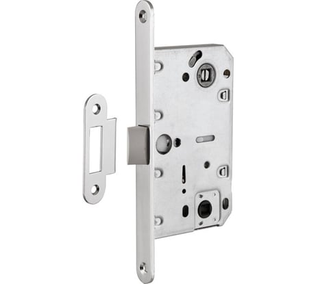 Врезная защелка PUNTO PL96WC-50 SN матовый никель /81628/ 39777