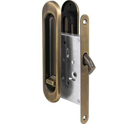 Защелка с ручками для раздвижных дверей PUNTO Soft LINE SL-011 AB 38595
