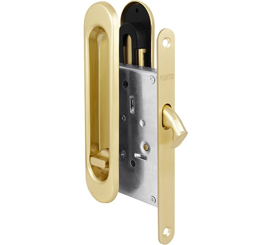 Защелка с ручками для раздвижных дверей PUNTO Soft LINE SL-011 SG 38603