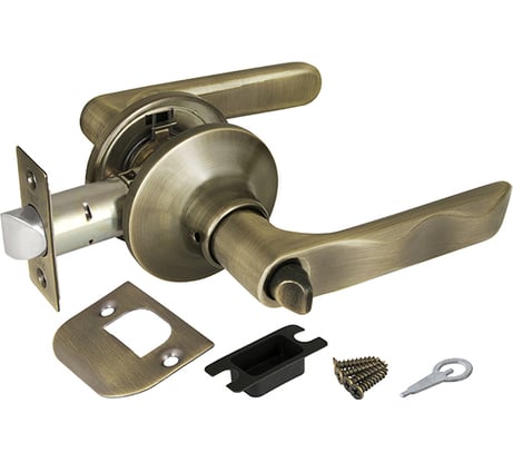 Ручка защелка PUNTO 6024 AB-B фик. бронза 36799