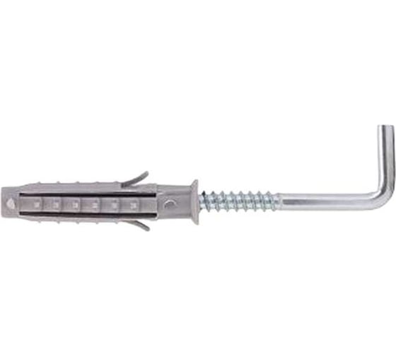 Дюбель с прямым крюком KRANZ 6 мм, пакет, 2 шт. в упаковке 1416-0006-4 1