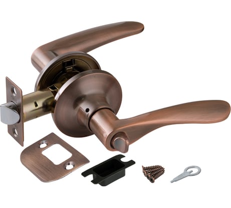 Ручка защелка PUNTO 6020 AC-B фик. медь 34631