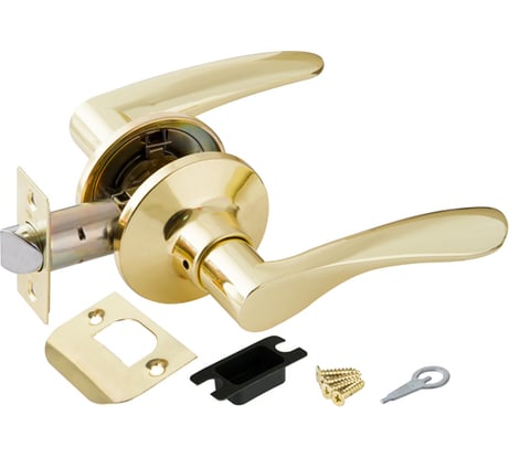 Ручка защелка PUNTO 6020 PB-P без фик. золото 34653