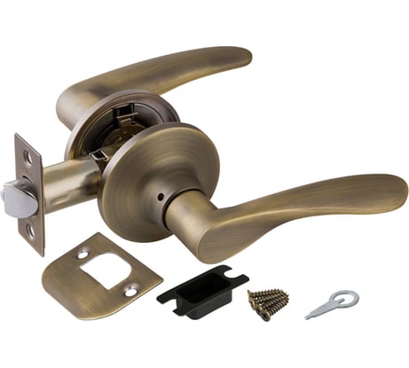 Ручка защелка PUNTO 6020 MAB-P без фик. мат. бронза 34647