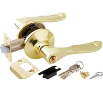 Ручка защелка PUNTO 6030 PB-E кл./фик. золото 34687