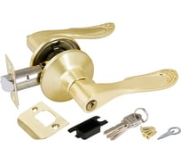 Ручка защелка PUNTO 6030 SB-E кл./фик. мат. золото 34693