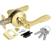 Ручка защелка PUNTO 6033 PB-E кл./фик. золото 36783