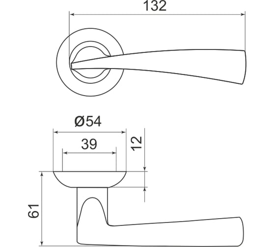Раздельная ручка ARMADILLO Columba LD54-1AB/GP-7 бронза/золото 14934