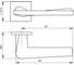 Раздельная ручка ARMADILLO TORSO USS MWSC-33 итальянский тисненый 39201 2