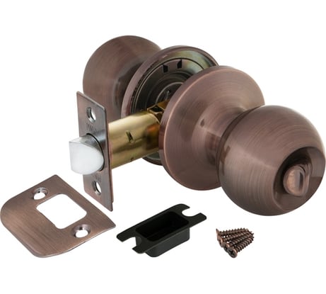 Ручка защелка PUNTO 6072 AC-B фик. медь 25209