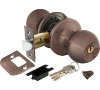 Ручка защелка PUNTO 6072 AC-E кл./фик. медь 25211