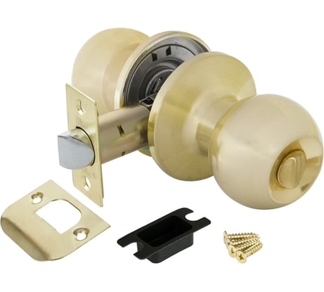 Ручка защелка PUNTO 6072 SB-B фик. мат. золото 25227