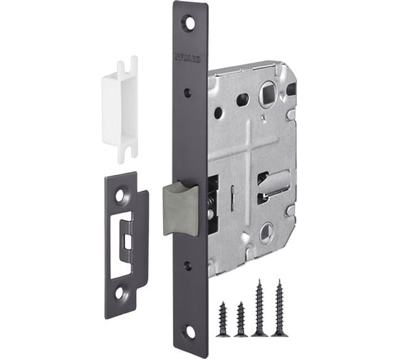 Врезная защелка Fuaro PLASTIC P72-50 GR графит 37515